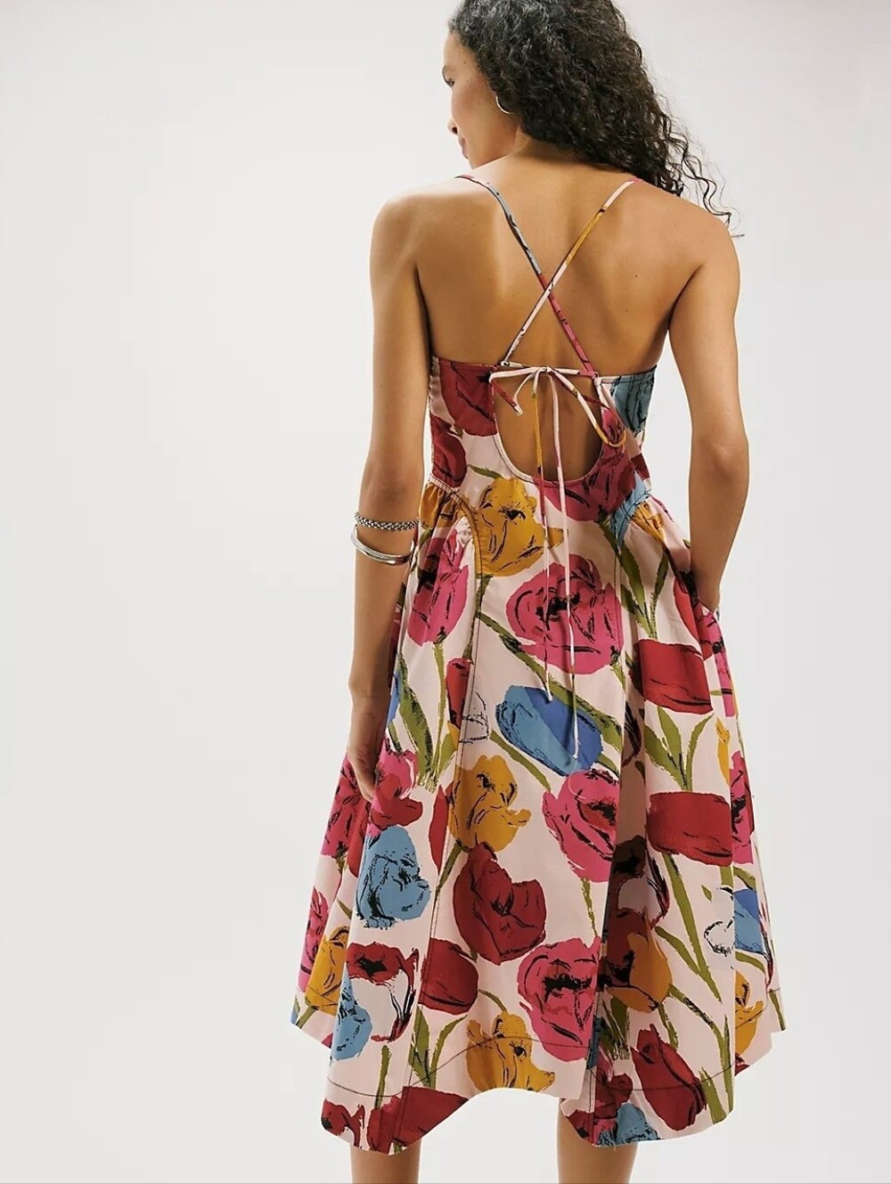 Cherish Printed Midi Dress - Picture 3 of 8